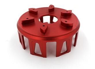 Porcellana Servizio lavorante anodizzato di CNC di alta precisione delle parti dell'alluminio di rosso 6061 fornitore